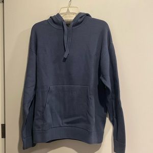 Banana Republic Double-Knit Hoodie. Color: Blue. Size: M